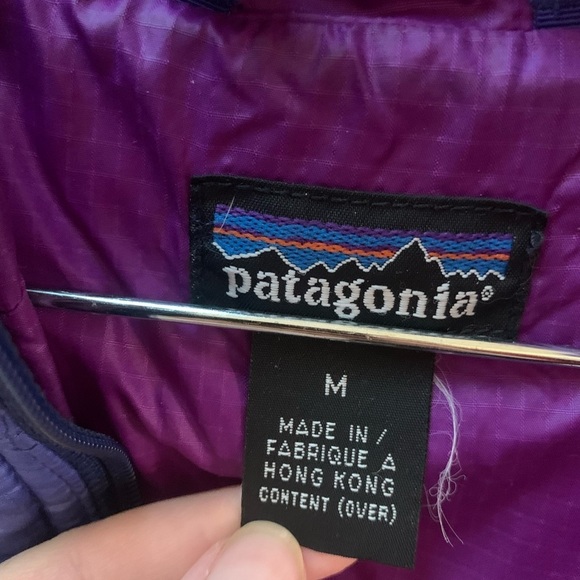 Patagonia Rare Vintage 1993 Das Parka Cobalt Blue Purple  Puffer Coat M - Picture 3 of 15